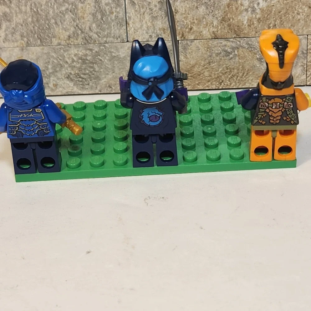 LEGO Ninjago Minifigure Lot Jay Wolf Mask Warrior Serpentine Dragons Rising